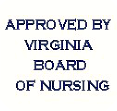 Virginia Board of Nursing logo